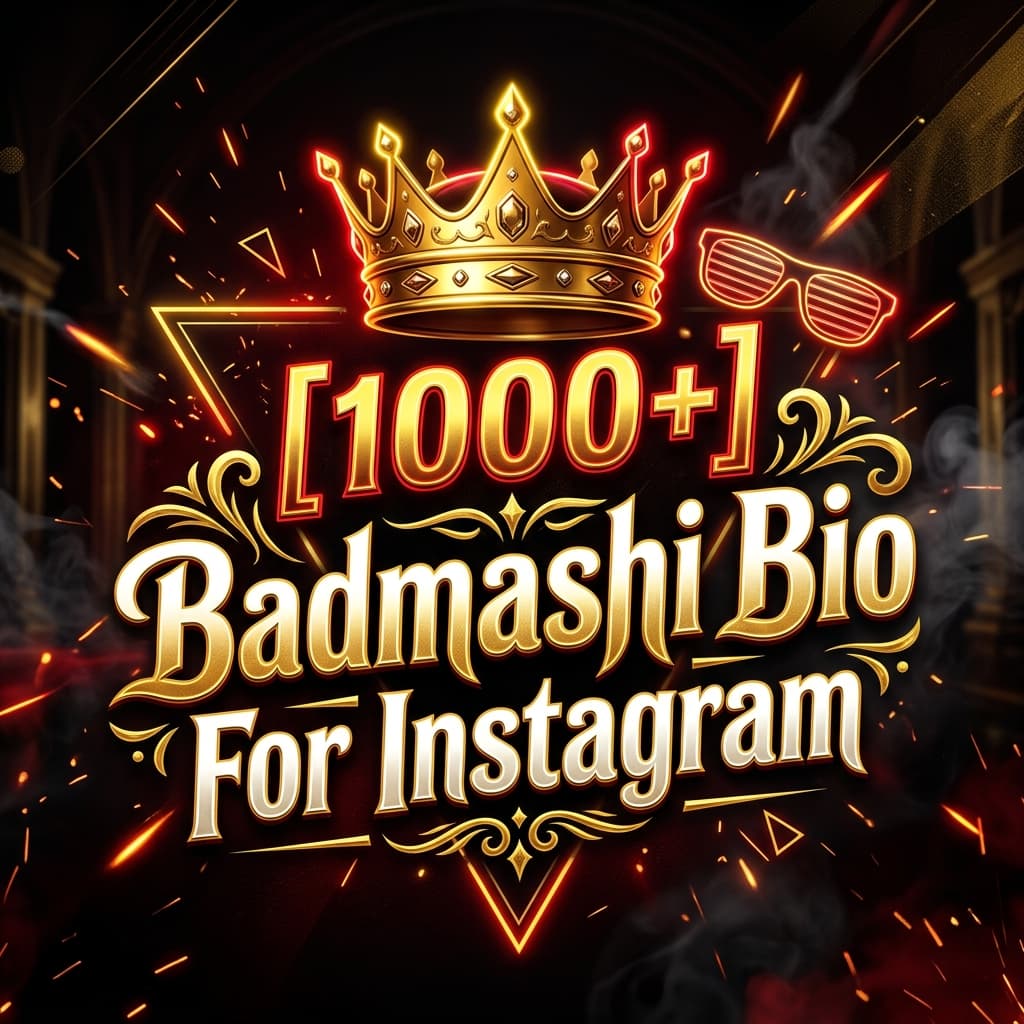 [1000+] Badmashi Bio For Instagram – Royal & Attitude Bios (2026)
