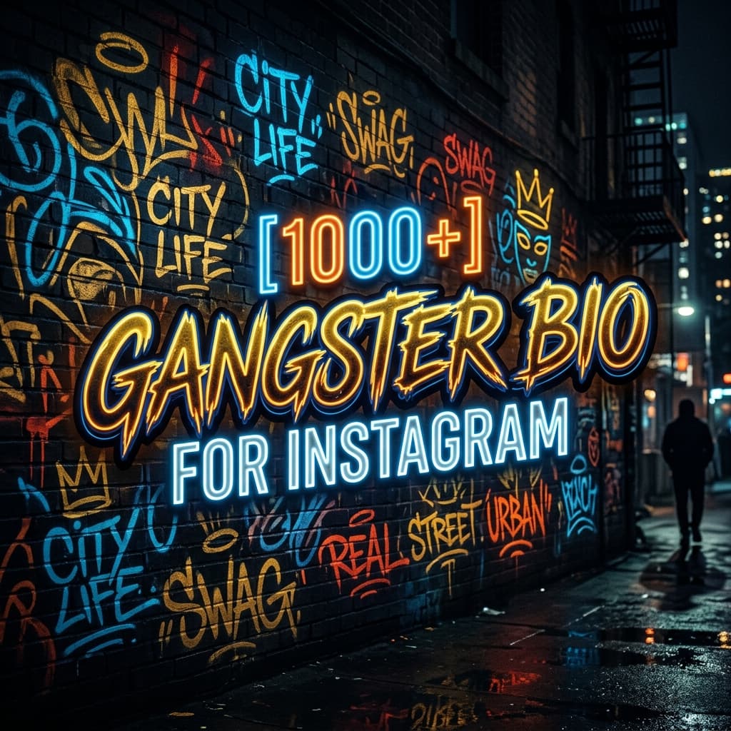 [1000+] Gangster Bio For Instagram – Attitude & Killer Bio Ideas (2026)
