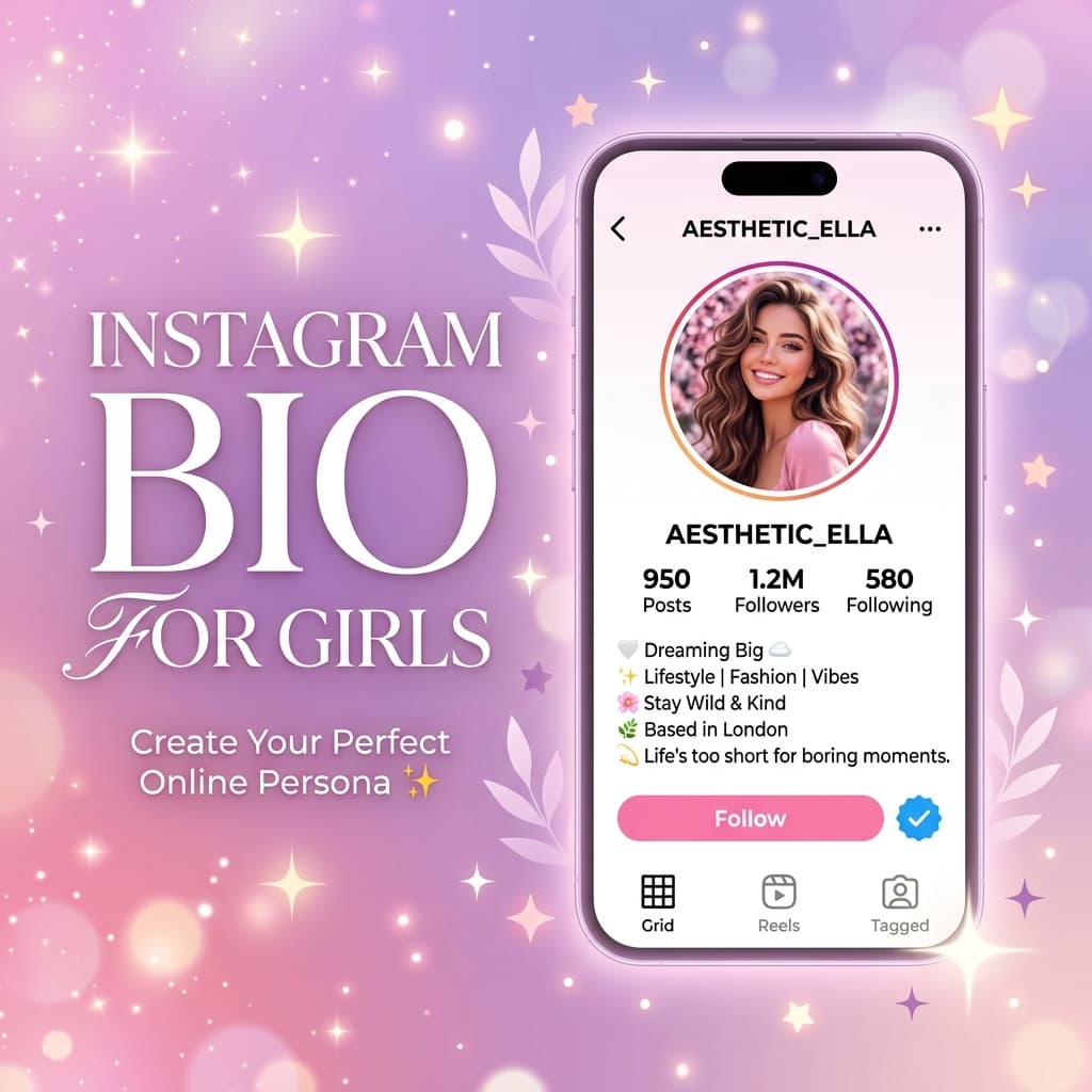 [1500+] Best Instagram Bio For Girls – Cute, Stylish & VIP Bios (2026)