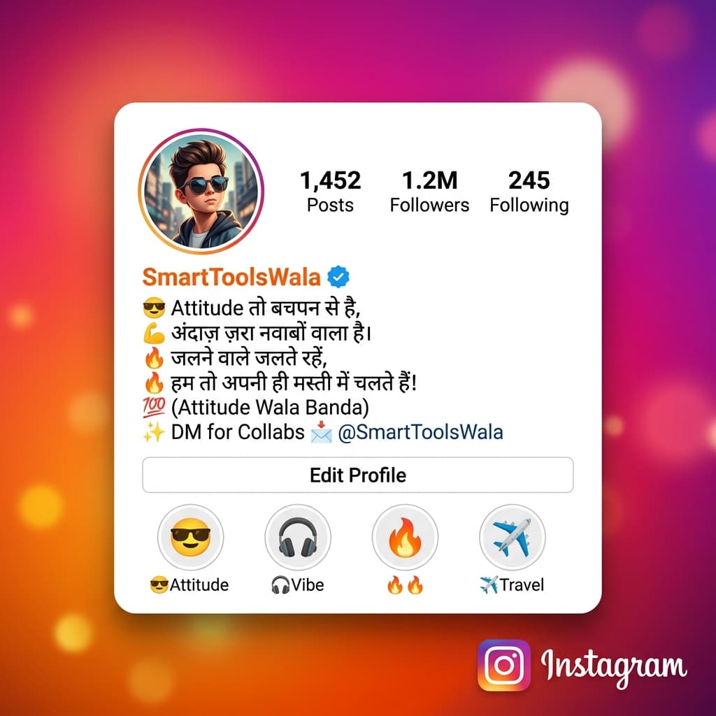 [1000+] Instagram Bio Shayari – Attitude, Love & Sad Shayari Bios (2026)