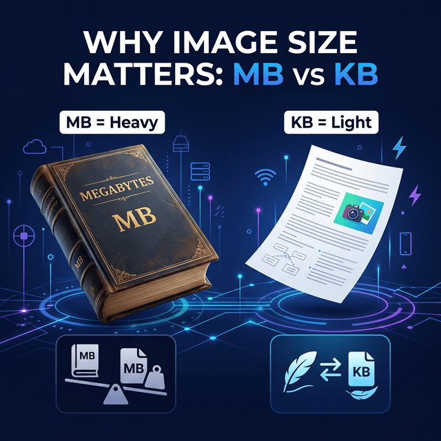 Why Image Size Matters: MB vs KB Explained Simply