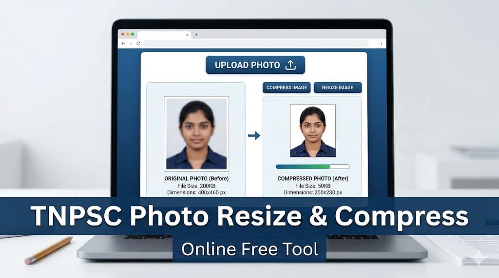 Compress TNPSC Photo Online Free – Resize Image for TNPSC Form Upload 2026