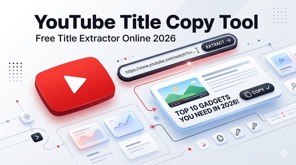 YouTube Title Copy Tool – Free YouTube Title Extractor Online 2026