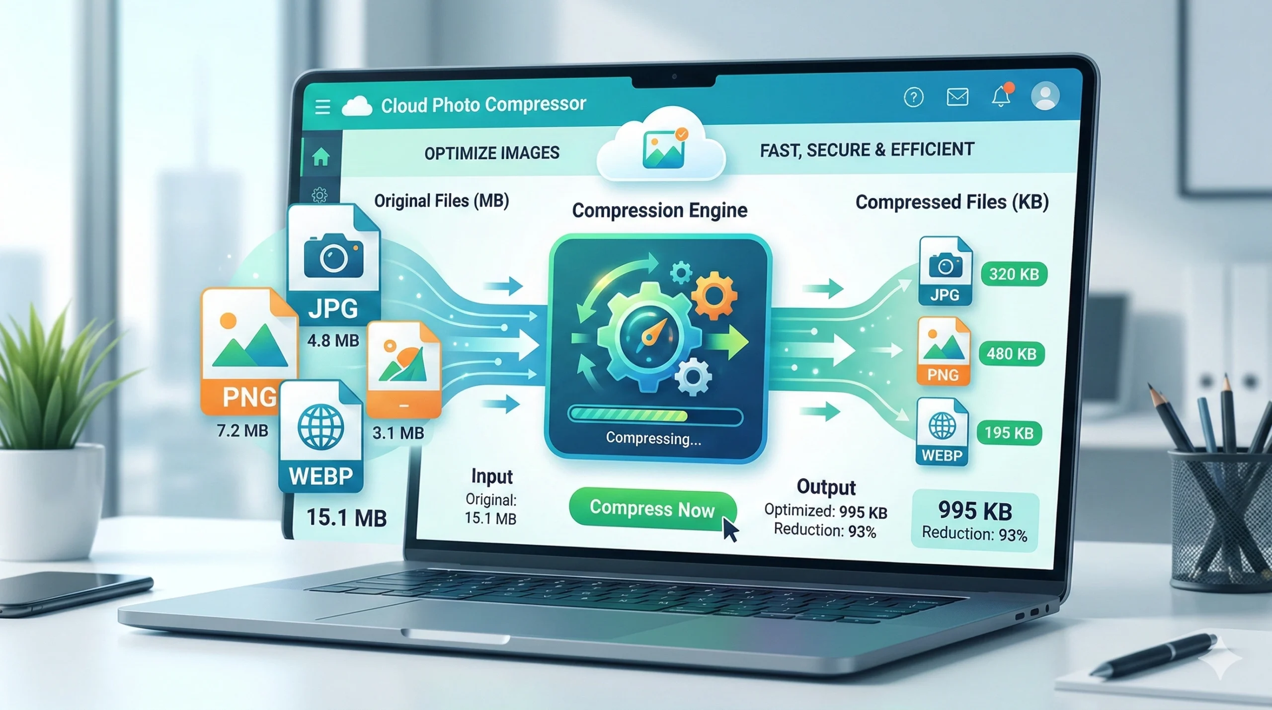 Photo MB to KB Converter Online Free for JPG, PNG, WEBP Files Instantly Without Losing Quality for Web and Forms