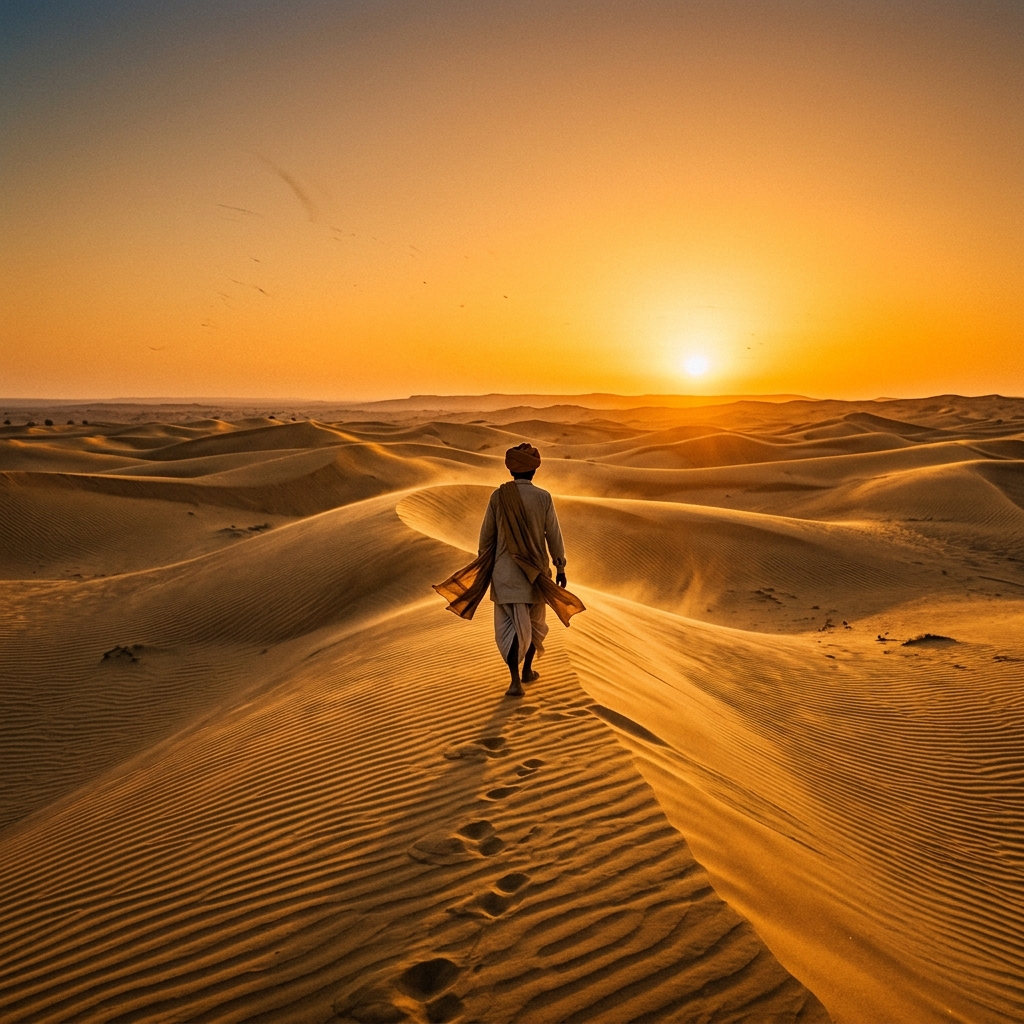 Prompt 7: Lost in the Sand Dunes